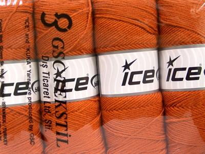 4x100gr. BONITO Akrilik, Yün Koyu Turuncu Kışlık, Yün