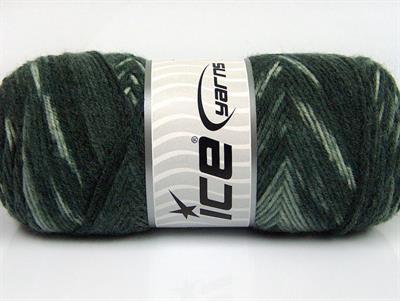 4x100gr. BONITO ETHNIC Akrilik, Yün Gri Tonları Kışlık, Yün, Batik Desenli