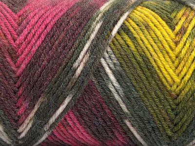 4x100gr. BONITO ETHNIC Akrilik, Yün Pembe, Turuncu, Sarı, Gri, Maron Kışlık, Yün, Batik Desenli