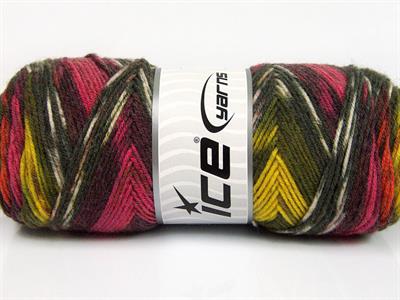 4x100gr. BONITO ETHNIC Akrilik, Yün Pembe, Turuncu, Sarı, Gri, Maron Kışlık, Yün, Batik Desenli