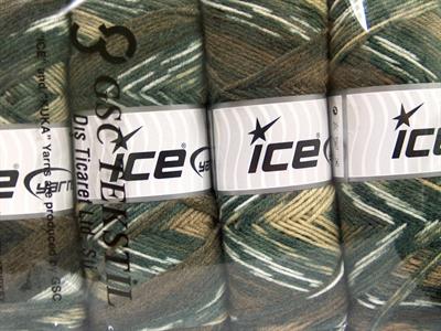 4x100gr. BONITO ETHNIC Akrilik, Yün Beyaz, Kahverengi Tonları, Gri Tonları Kışlık, Yün, Batik Desenli