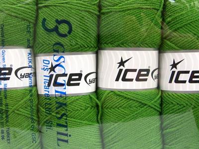 4x100gr. BONITO Akrilik, Yün Yeşil Kışlık, Yün