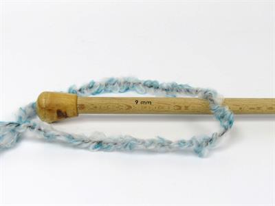 2x150gr. BOUCLE WOOL MAGIC Yün, Akrilik Krem Tonları, Turkuaz Tonları Kışlık, Yün, Buklet, Çok Kalın, Batik Desenli, Akrilik