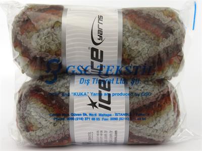 2x150gr. BOUCLE WOOL MAGIC Yün, Akrilik Gri, Bordo, Bakır Kışlık, Yün, Buklet, Çok Kalın, Batik Desenli, Akrilik