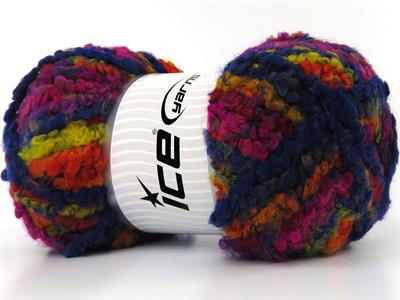 2x150gr. BOUCLE WOOL MAGIC Yün, Akrilik Mor, Bordo, Altın, Fuşya, Bakır Kışlık, Yün, Buklet, Çok Kalın, Batik Desenli, Akrilik