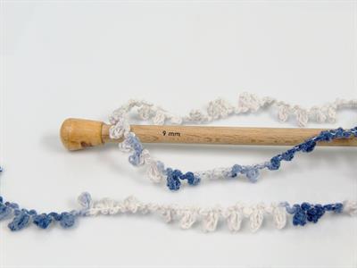 4x100gr. BOUCLERON CHAIN Akrilik Mavi, lacivert, Bej, Neon Yeşil Buklet, Çok Kalın, Batik Desenli