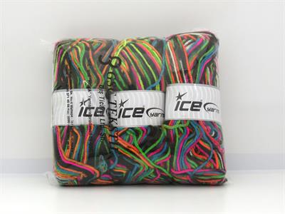 3x110gr. BURCH Akrilik Çok renkli Kışlık, Batik Desenli, 100% Akrilik , Akrilik