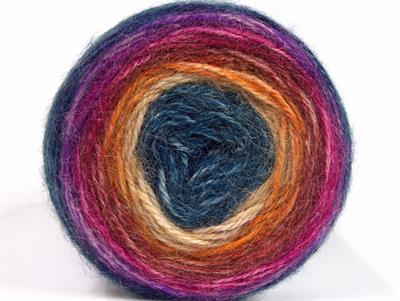 Lot of 3 x 100gr Skeins Ice Yarns CAKES ALPACA (25% Alpaca 25% Wool) Yarn Blue Fuchsia Burgundy Gold Cream