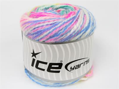 Lot of 2 x 150gr Skeins Ice Yarns CAKES ALPINE ANGORA (20% Angora) Yarn Ecru Yellow Fuchsia Blue Green Purple