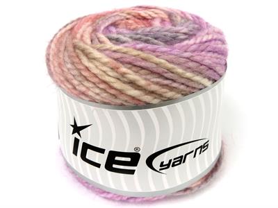 Lot of 2 x 150gr Skeins Ice Yarns CAKES ALPINE ANGORA (20% Angora) Yarn Salmon Camel Grey Lilac