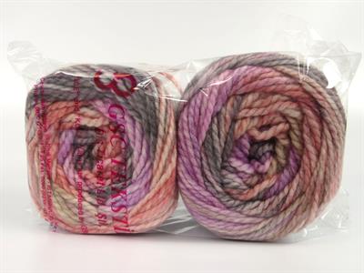 Lot of 2 x 150gr Skeins Ice Yarns CAKES ALPINE ANGORA (20% Angora) Yarn Salmon Camel Grey Lilac
