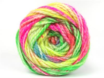 Lot of 2 x 150gr Skeins Ice Yarns CAKES ALPINE ANGORA (20% Angora) Yarn Neon Colors