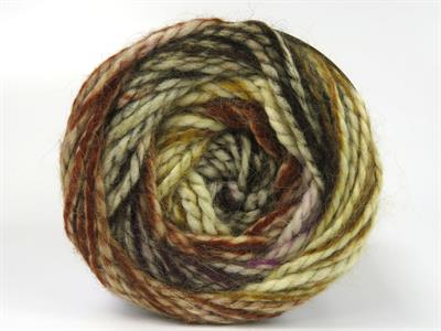 Lot of 2 x 150gr Skeins Ice Yarns CAKES ALPINE ANGORA (20% Angora) Yarn Brown Shades Gold Copper Purple