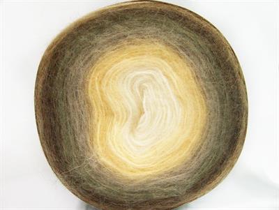 Lot of 2 x 200gr Skeins Ice Yarns CAKES ANGORA (20% Angora 20% Wool) Yarn Brown Khaki Camel Yellow White