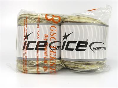 Lot of 2 x 140gr Skeins Ice Yarns CAKES ANTIPILLING SPRAY Yarn Camel Shades Cream