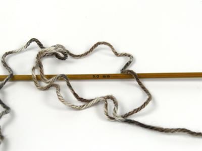 Lot of 2 x 140gr Skeins Ice Yarns CAKES ANTIPILLING SPRAY Yarn Grey Cream Camel