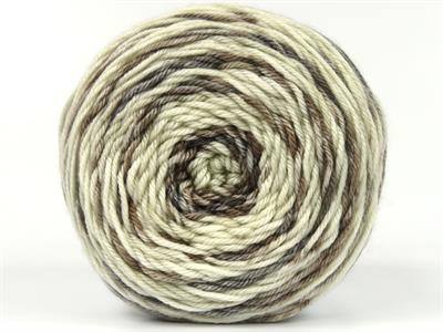 Lot of 2 x 140gr Skeins Ice Yarns CAKES ANTIPILLING SPRAY Yarn Grey Cream Camel