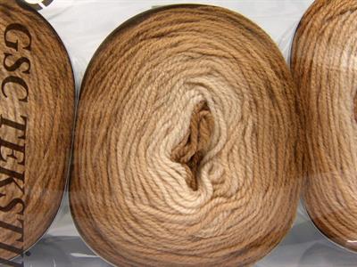 Lot of 3 x 100gr Skeins Ice Yarns CAKES BABY FINE Yarn Brown Shades