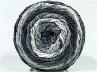 Lot of 3 x 100gr Skeins Ice Yarns CAKES BLUES BABY Yarn Grey Shades