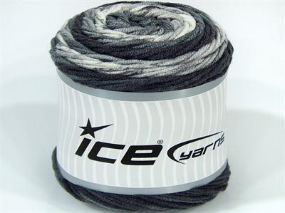 Lot of 3 x 100gr Skeins Ice Yarns CAKES BLUES BABY Yarn Grey Shades