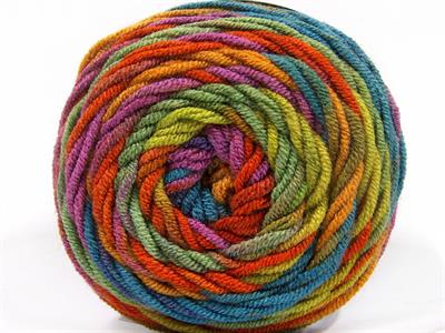 Lot of 3 x 100gr Skeins Ice Yarns CAKES BLUES Yarn Green Shades Lilac Copper Blue