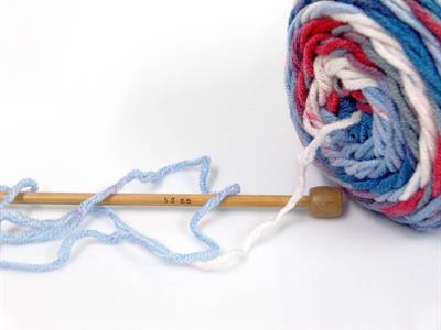 Lot of 3 x 100gr Skeins Ice Yarns CAKES BLUES Yarn Blue Shades Red Grey White