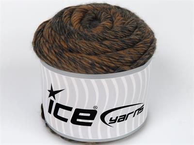 Lot of 2 x 150gr Skeins Ice Yarns CAKES CAMARO (50% Wool) Yarn Camel Dark Grey