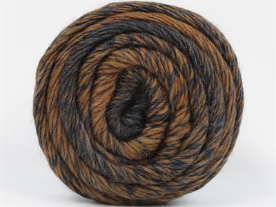 Lot of 2 x 150gr Skeins Ice Yarns CAKES CAMARO (50% Wool) Yarn Camel Dark Grey