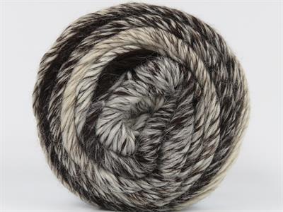 Lot of 2 x 150gr Skeins Ice Yarns CAKES CAMARO (50% Wool) Yarn Brown Shades Cream