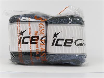 Lot of 2 x 150gr Skeins Ice Yarns CAKES CAMARO (50% Wool) Yarn Jeans Blue Dark Green