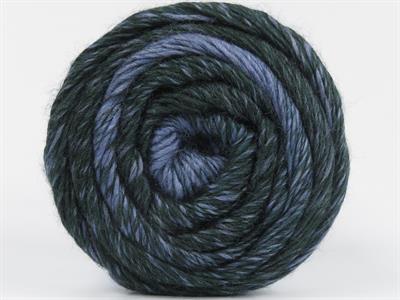 Lot of 2 x 150gr Skeins Ice Yarns CAKES CAMARO (50% Wool) Yarn Jeans Blue Dark Green