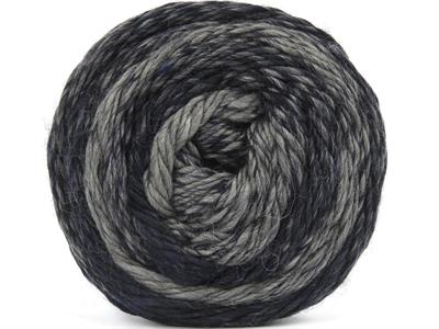 Lot of 2 x 150gr Skeins Ice Yarns CAKES CAMARO (50% Wool) Yarn Navy Shades Grey Shades