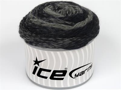 Lot of 2 x 150gr Skeins Ice Yarns CAKES CAMARO (50% Wool) Yarn Navy Shades Grey Shades