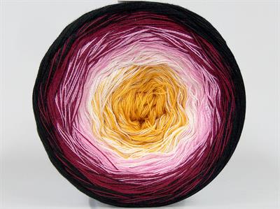 250 gr ICE YARNS CAKES COTTON FINE (50% Cotton) Yarn Gold White Pink Burgundy Black