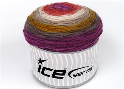 Lot of 2 x 150gr Skeins Ice Yarns CAKES DK Yarn Camel Shades Light Beige Gold Fuchsia Copper