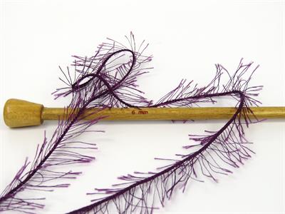 Lot of 2 x 200gr Skeins Ice Yarns CAKES EYELASH Hand Knitting Yarn Maroon