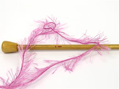 Lot of 2 x 200gr Skeins Ice Yarns CAKES EYELASH Hand Knitting Yarn Orchid