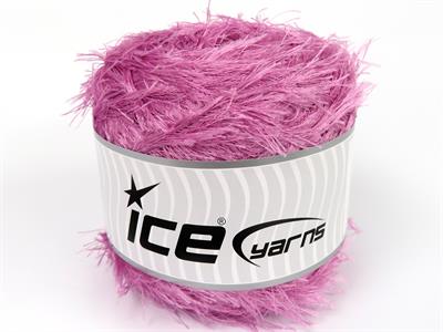 Lot of 2 x 200gr Skeins Ice Yarns CAKES EYELASH Hand Knitting Yarn Orchid