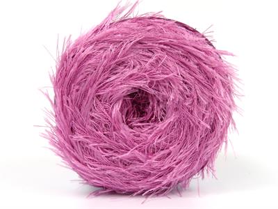 Lot of 2 x 200gr Skeins Ice Yarns CAKES EYELASH Hand Knitting Yarn Orchid