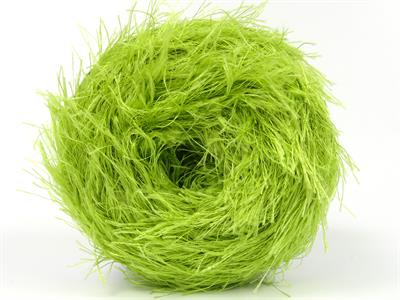 Lot of 2 x 200gr Skeins Ice Yarns CAKES EYELASH Yarn Pistachio Green