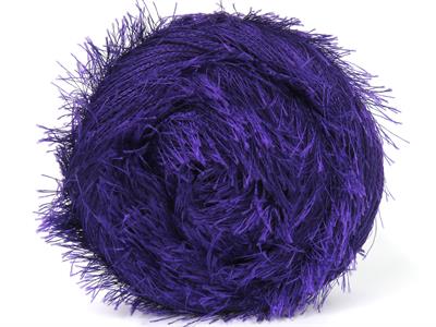 Lot of 2 x 200gr Skeins Ice Yarns CAKES EYELASH Hand Knitting Yarn Purple