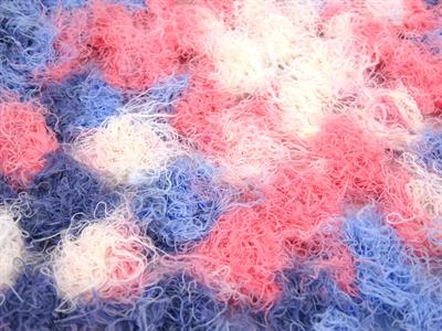 Lot of 4 x 100gr Skeins Ice Yarns CAKES MARS (40% Viscose 30% Wool) Yarn Blue Salmon Shades