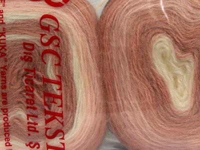 Lot of 2 x 150gr Skeins Ice Yarns CAKES MOHAIR (20% Mohair 20% Wool) Yarn Pink Shades