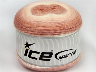 Lot of 2 x 150gr Skeins Ice Yarns CAKES MOHAIR (20% Mohair 20% Wool) Yarn Pink Shades