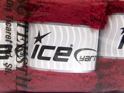 Lot of 3 x 100gr Skeins Ice Yarns CAKES PANDA (100% MicroFiber) Yarn Burgundy