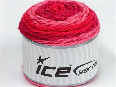 Lot of 2 x 140gr Skeins Ice Yarns CAKES Hand Knitting Yarn Pink Shades