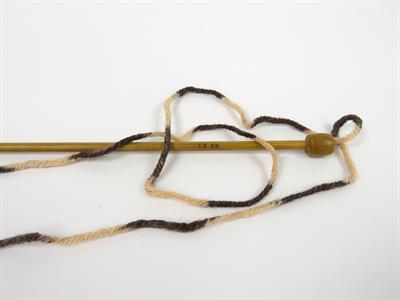 Lot of 2 x 150gr Skeins Ice Yarns CAKES WOOL DESIGN (20% Wool) Yarn Brown Shades Light Salmon