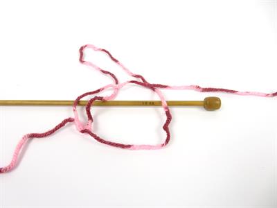 Lot of 2 x 150gr Skeins Ice Yarns CAKES WOOL DESIGN (20% Wool) Yarn Burgundy Light Pink