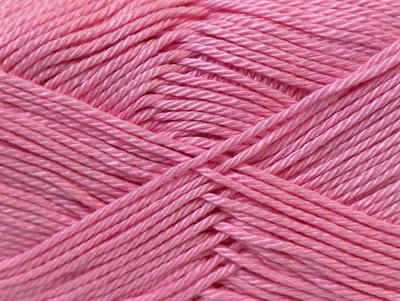 Lot of 6 Skeins Ice Yarns CAMILLA COTTON (100% Mercerized Cotton) Yarn Pink