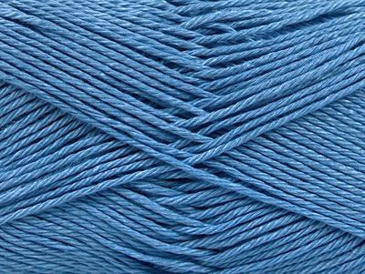 6x50gr. CAMILLA COTTON Merserize Pamuk Kot Mavisi Yazlık İplikler, Pamuk, %100 Pamuk